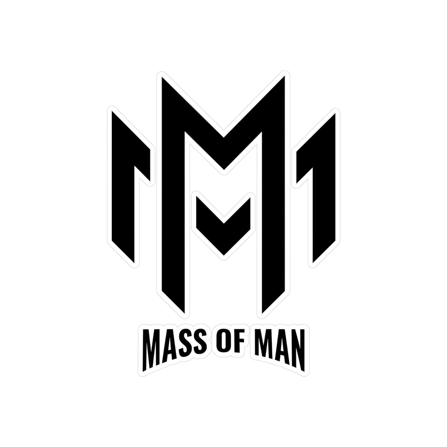 Official Mass of Man Vinyl Die-Cut Stickers