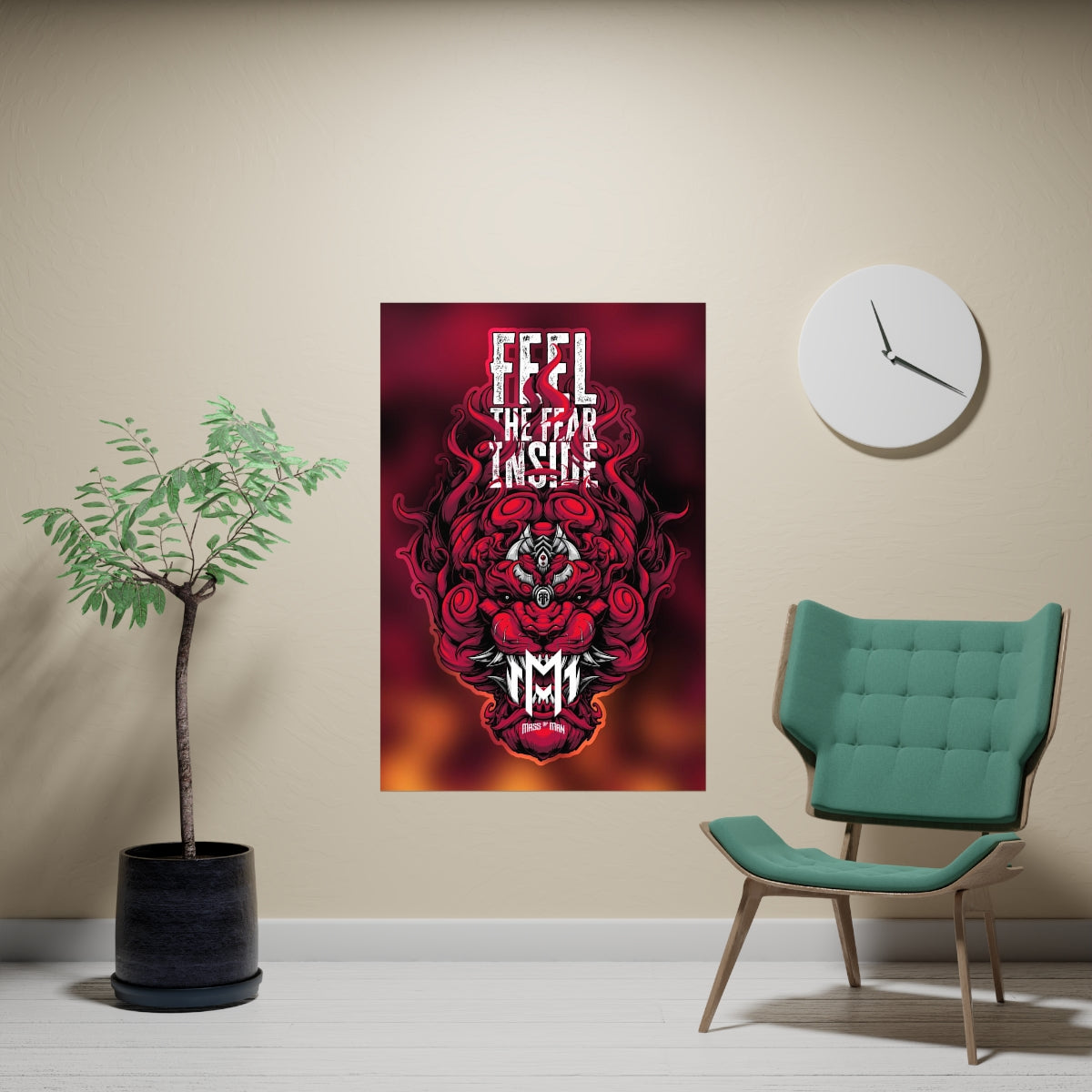 Feel The Fear Inside - Mass of Man Posters